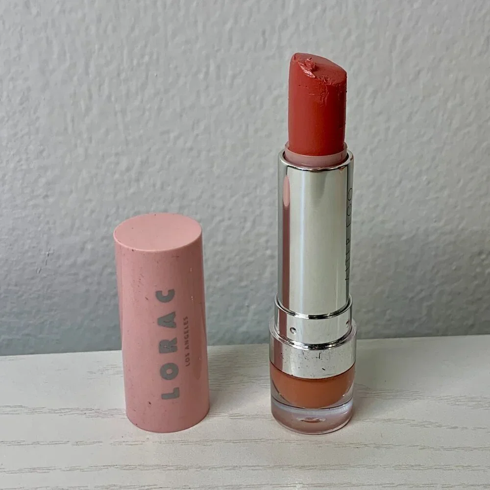 Lorac Alter Ego Lipstick Optimist Light Nude Pink No Box *USED* Rare discontinue